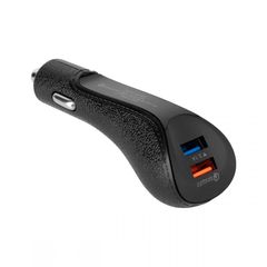 Teesa RB-6300 REBEL Φορτιστής αυτοκινήτου 2xUSB 5100mA 15W με λειτουργία Quick Charge 3.0