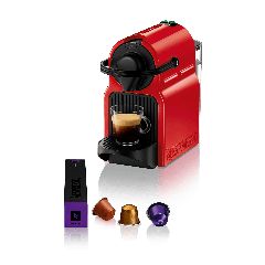 Krups Inissia Red C40 Καφετιέρα για Κάψουλες Nespresso -19bar (με δώρο 14 κάψουλες)