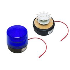 Teesa DM-428 BLOW Strobe 12V Μπλε LED Μαγνητικό 100mm
