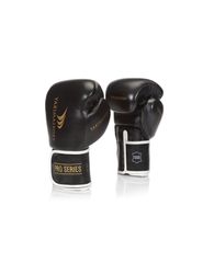 Yakimasport 10039810OZ Γάντια Πυγμαχίας Δερμάτινα για Αγώνα Μαύρα