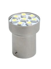 R5W/R10W 24V BA15s LED 8xSMD3528 ΚΟΚΚΙΝΟ (ΜΟΝΟΠΟΛΙΚΟ) HEAVY DUTY 1ΤΕΜ. M-TECH