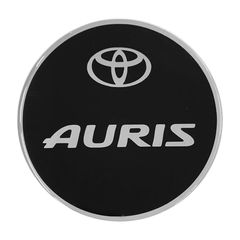 TOYOTA AURIS 2006-2015 ΑΥΤΟΚΟΛΛΗΤΟ ΤΑΠΑΣ ΡΕΖΕΡΒΟΥΑΡ 13,4 cm ΜΑΥΡΟ/ΧΡΩΜΙΟ ΜΕ ΕΠΙΚΑΛΥΨΗ ΕΠΟΞΕΙΔΙΚΗΣ ΡΥΤΙΝΗΣ (ΥΓΡΟ ΓΥΑΛΙ) - 1 ΤΕΜ.