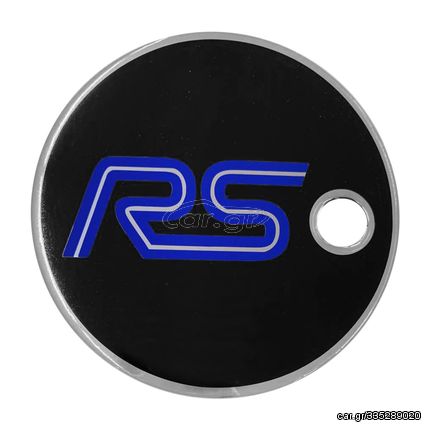 FORD FIESTA RS 2001-2008 ΑΥΤΟΚΟΛΛΗΤΟ ΤΑΠΑΣ ΡΕΖΕΡΒΟΥΑΡ 14,3 cm ΜΑΥΡΟ/ΧΡΩΜΙΟ/ΜΠΛΕ ΜΕ ΕΠΙΚΑΛΥΨΗ ΕΠΟΞΕΙΔΙΚΗΣ ΡΥΤΙΝΗΣ (ΥΓΡΟ ΓΥΑΛΙ) - 1 ΤΕΜ.