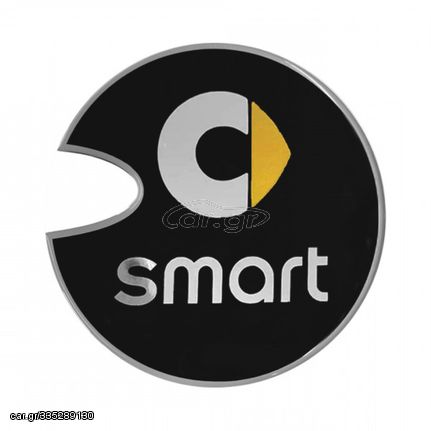 SMART 451 2007-2014 ΑΥΤΟΚΟΛΛΗΤΟ ΤΑΠΑΣ ΡΕΖΕΡΒΟΥΑΡ 15,1 cm ΜΑΥΡΟ/ΧΡΩΜΙΟ/ΧΡΥΣΟ ΜΕ ΕΠΙΚΑΛΥΨΗ ΕΠΟΞΕΙΔΙΚΗΣ ΡΥΤΙΝΗΣ (ΥΓΡΟ ΓΥΑΛΙ) - 1 ΤΕΜ.