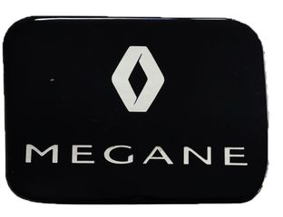 RENAULT MEGANE 4/5D 2004>2009 ΑΥΤΟΚΟΛΛΗΤΟ ΤΑΠΑΣ ΡΕΖΕΡΒΟΥΑΡ 20 x 14 cm ΜΑΥΡΟ/ΧΡΩΜΙΟ ΜΕ ΕΠΙΚΑΛΥΨΗ ΕΠΟΞΕΙΔΙΚΗΣ ΡΥΤΙΝΗΣ (ΥΓΡΟ ΓΥΑΛΙ) - 1 ΤΕΜ.