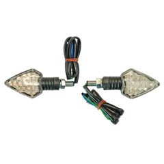 Φλας Led ζεύγος 12v - 2w LED Universal μαύρο