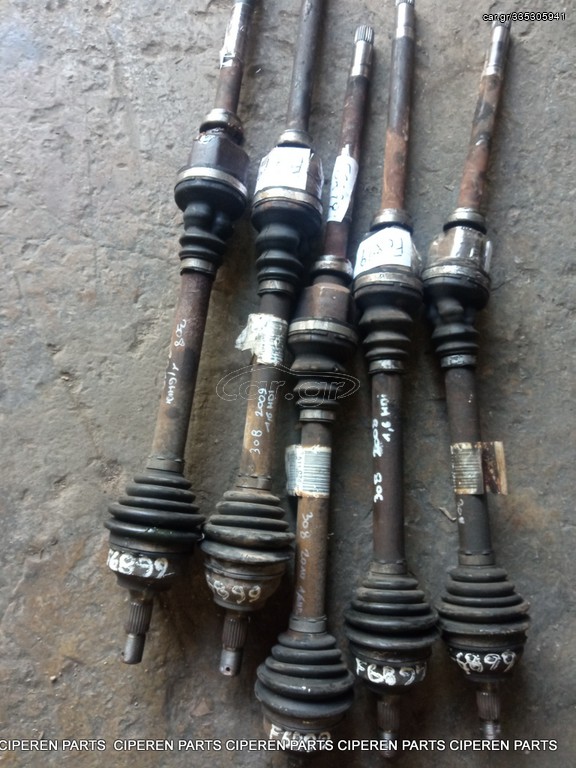 ΗΜΙΑΞΟΝΙΟ ΔΕΞΙΑ CITROEN C4,12THP-14VTI,PEUGEOT 308/3008,16/16V,3588713/8NN47/9661107280/3273VN/3273QH/3273VP/3273QJ/T39150,(TM5),F6899