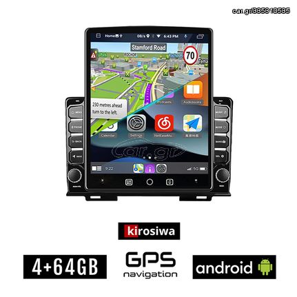 KIROSIWA HONDA HRV (μετά το 2021) Android οθόνη αυτοκίνητου 4GB με GPS WI-FI (ηχοσύστημα αφής 9.7" ιντσών OEM Youtube Playstore MP3 USB Radio 4+64GB Bluetooth Mirrorlink εργοστασιακή, 4x60W, AUX)