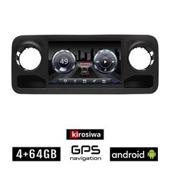 KIROSIWA 4+64GB MERCEDES SPRINTER (W907) μετά το 2019 Android οθόνη αυτοκίνητου 4GB με GPS WI-FI (ηχοσύστημα αφής 10" ιντσών Youtube Playstore MP3 USB Radio Bluetooth Mirrorlink DSP 4x60W Apple C