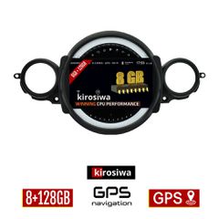 KIROSIWA 8GB+128GB MINI COOPER (R56-R57) CLUBMAN (R55) 2006-2014 Android οθόνη αυτοκίνητου με GPS WI-FI ηχοσύστημα αφής 9" ιντσών Youtube Playstore USB Radio Bluetooth Mirrorlink Apple Carplay Android