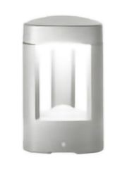 Κολωνάκι Εξ. Χώρου IP54 200x125mm 1XGX53 220-240V AC Γκρι Μεταλλικό Gea Luce Janet GES483