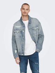 Only and Sons Rich Oversize Denim Jacket 22023244