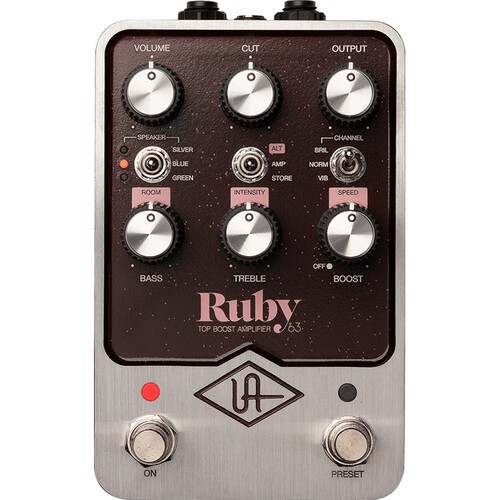 Universal Audio Ruby '63 Top Boost Amplifier Pedal - Universal Audio