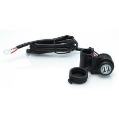Βαση Διπλη Usb Τιμονιου Μηχανης 12V | Tecnium
