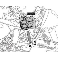 Βαση Στηριξης Κορνας Soundbomb Kawasaki Gtr1400 | Denali