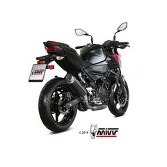 Τελικο Εξατμισης Mivv Gp Pro Muffler Steel Black/Stainless Steel End Cap Kawasaki Ninja 400