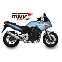 Τελικο Εξατμισης Mivv Oval Classic Slip-On Stainless Steel Honda Cbf600