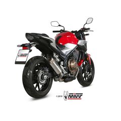 Τελικο Εξατμισης Mivv Gp Pro Muffler Titanium/Stainless Steel End Cap Honda Cb500F