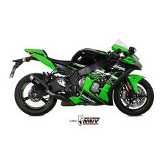 Τελικο Εξατμισης Mivv Gp-Pro Muffler Steel Black/Stainless Steel End Cap Kawasaki Zx-10R
