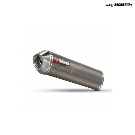 Scorpion Oval Section Titanium Muffler