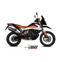 Τελικο Εξατμισης Mivv Speed Edge Muffler Steel Black/Carbon End Cap Ktm 790 Adventure