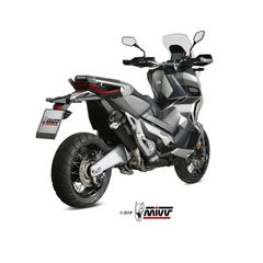 Τελικο Εξατμισης Mivv Delta Race Muffler Steel Black/Carbon End Cap Honda X-Adv 750 17-26