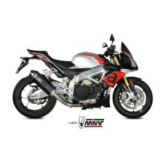 Τελικο Εξατμισης Mivv Speed Edge Slip-On Steel Black/Carbone - Aprilia Tuono V4 1100