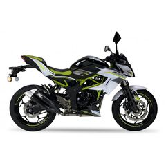 Διπλο Τελικο Εξατμισης Hyperlow L3Xb Stainless Steel Black / Aluminium Kawasaki Z125/Ninja 125 | Ixil