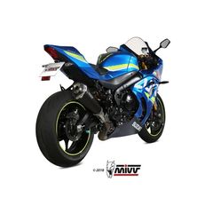 Τελικο Εξατμισης Mivv Delta Race Muffler Steel Black/Carbon End Cap Suzuki Gsxr1000