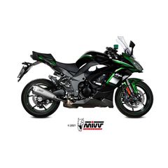 Τελικο Εξατμισης Mivv Delta Race Steel Brushed S.steel/Carbon Kawasaki Ninja 1000 Sx 20-23