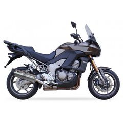 Τελικο Εξατμισης Hexoval Xtrem Stainless Steel / Aluminium Black Kawasaki Versus 1000 | Ixil