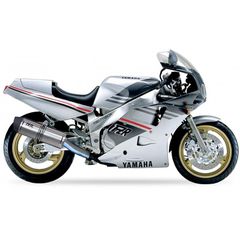 Τελικο Εξατμισης Hexoval Xtrem Stainless Steel / Aluminium Black Yamaha Fzr 1000 Exup | Ixil