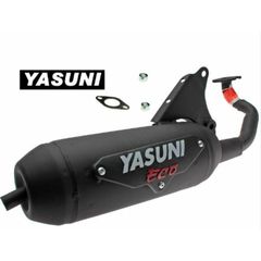 Yasuni Eco Full Exhaust System - Steel Black Suzuki Katana