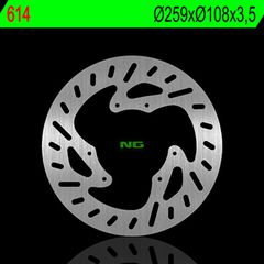 Δισκοπλακα Εμπρος Στρογγυλη Fix Derbi Senda 50R, Dt50R, Xt125X 614 | Ng