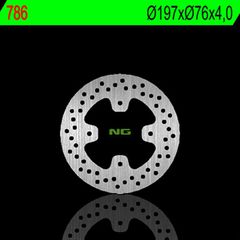 Δισκοπλακα Πισω Atv Στρογγυλη Fix Polaris Predator 500 02-13 786 | Ng