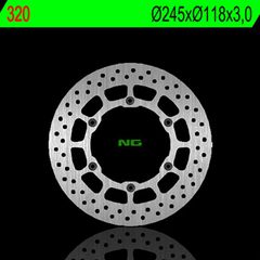 Δισκοπλακα Εμπρος Στρογγυλη Fix Yamaha Wr250 92-98, Yzf426, Wrf400, Yz125 90-00, Yz250 92-98 320 | Ng