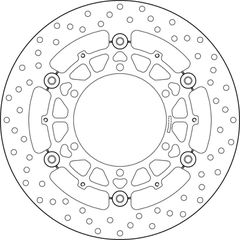 Δισκοπλακα Εμπρος Πλευστη Oro Bmw R850, K1100, R1100 78B40846 | Brembo