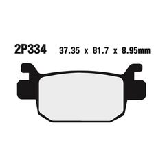 Τακακια Φρενων Street /Off-Road Sintered Μεταλλικα - 2P-334St | Nissin