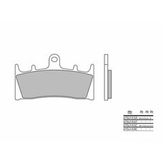 Τακακια Φρενων Street Sintered Μεταλλικα 07Su19Sa | Brembo