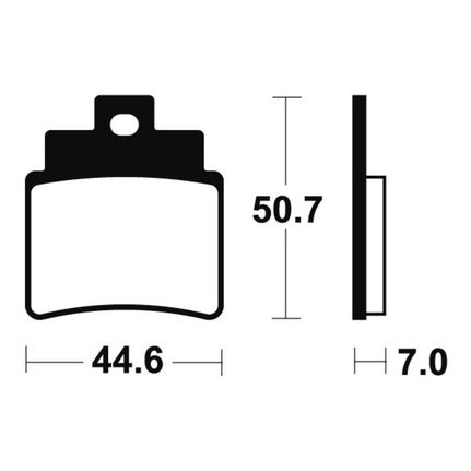 Τακακια Φρενων Maxi Scooter Μεταλλικα Mss275 | Tecnium