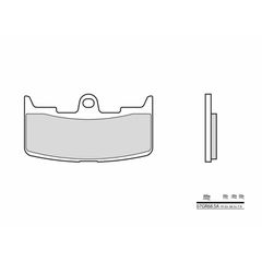 Τακακια Φρενων Street Sintered Μεταλλικα 07Gr68Sa | Brembo
