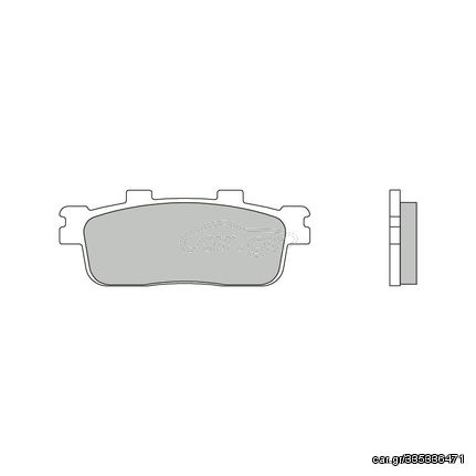 Τακακια Φρενων Scooter Carbon Κεραμεικα 07040Cc | Brembo