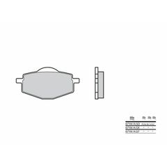 Τακακια Φρενων Street Carbon Κεραμεικα 07Ya1407 | Brembo