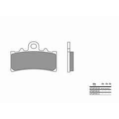 Τακακια Φρενων Street Carbon Κεραμεικα 07Gr18Cc | Brembo