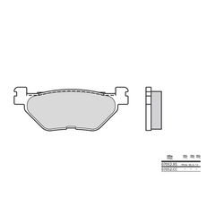 Τακακια Φρενων Scooter Sintered Μεταλλικα 07052Xs | Brembo