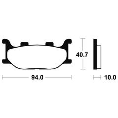 Τακακια Φρενων Street Performance Μεταλλικα Mf191 | Tecnium