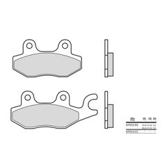 Τακακια Φρενων Scooter Sintered Μεταλλικα 07033Xs | Brembo