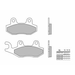 Τακακια Φρενων Street Sintered Μεταλλικα 07Ya21Sa | Brembo