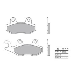Τακακια Φρενων Street Sintered Μεταλλικα 07Ya21La | Brembo