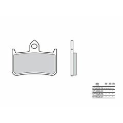 Τακακια Φρενων Competition Carbon Κεραμεικα 07Ho28Rc | Brembo
